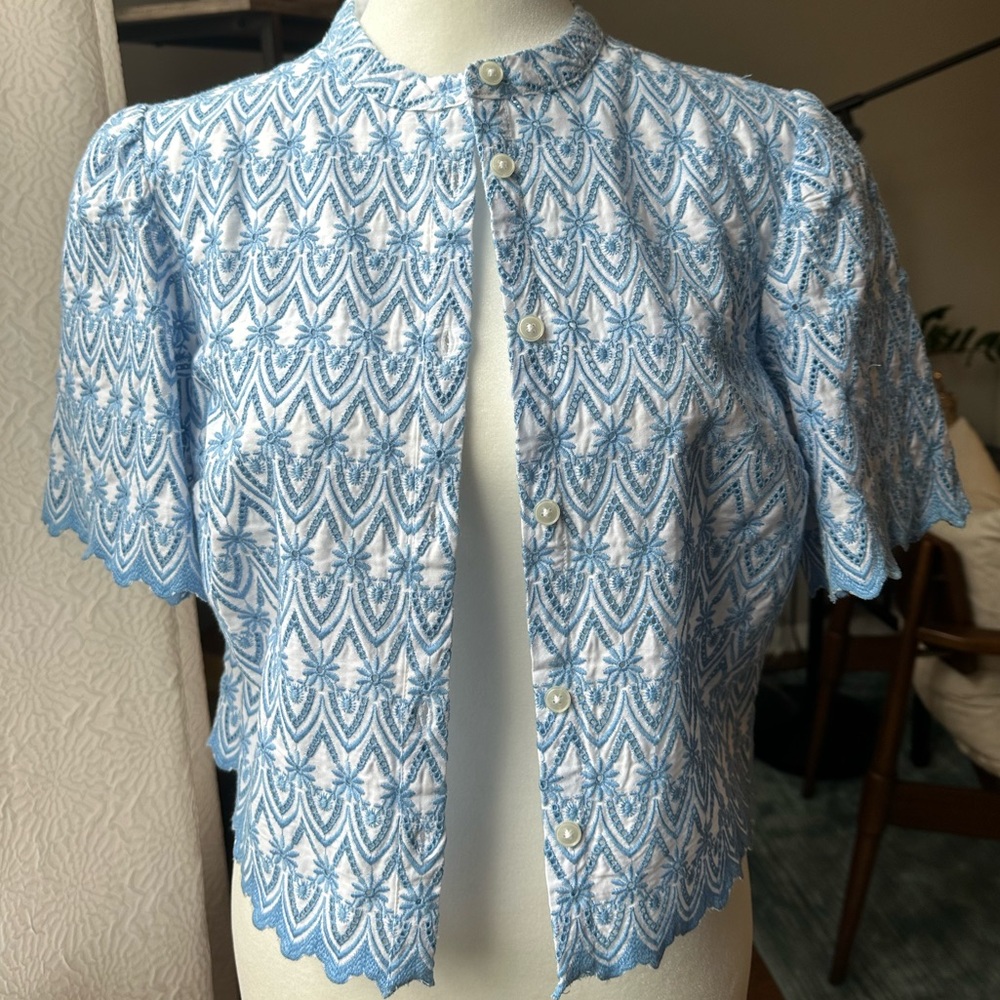 Boden lace shorts set